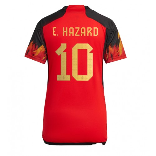 Ženski Nogometni dresi Belgija Eden Hazard #10 Domači SP 2022 Kratek Rokav